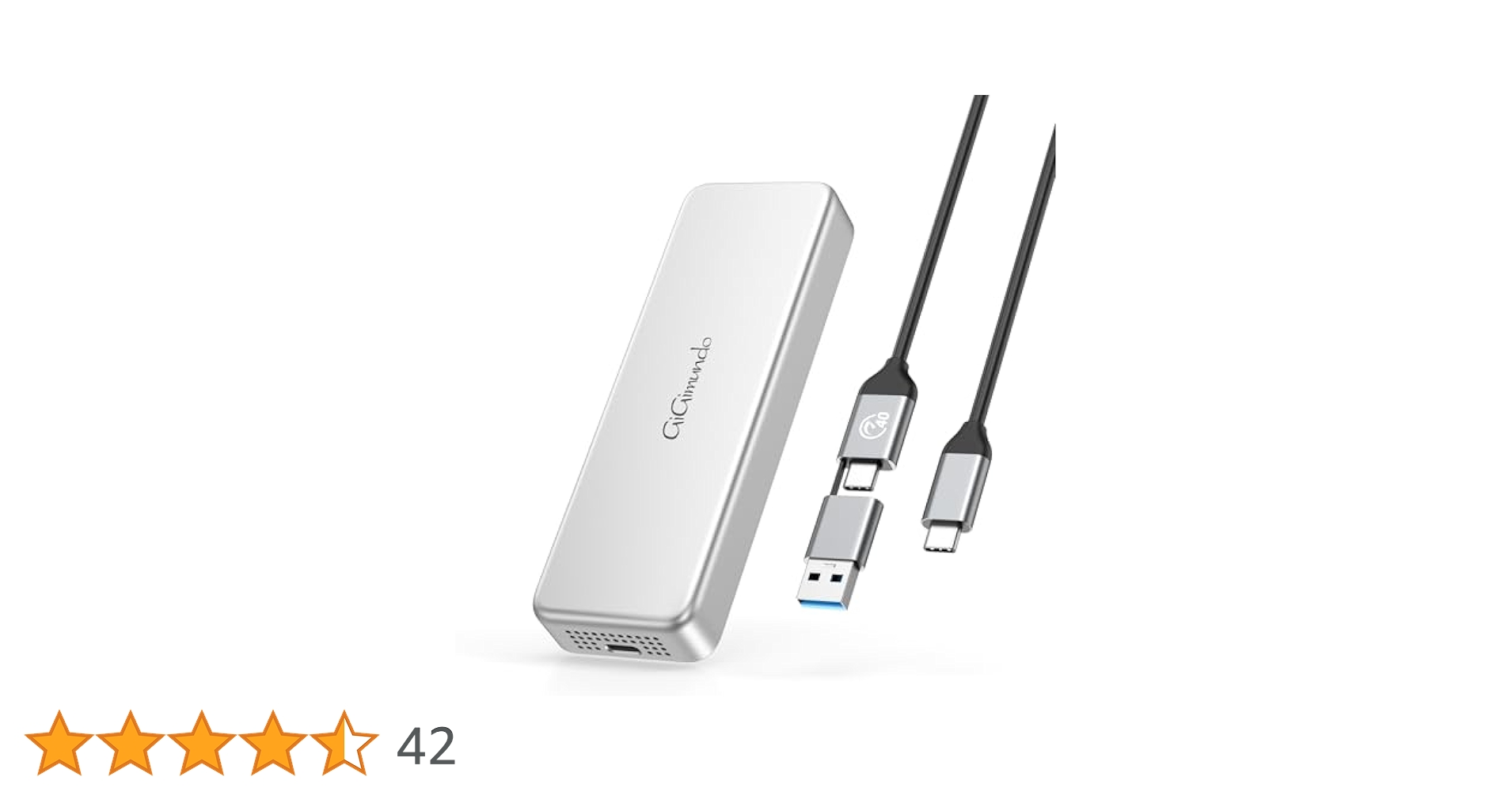 【新品未開封】GiGimundo G40 USB4 ポータブルSSD 512GB 新品未開封】GiGimundo G40 USB4 ポータブルSSD 512GB - 外付け